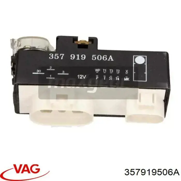 Do koszyka 357919506A VAG Regulator obrotów wentylatora (sterownik)