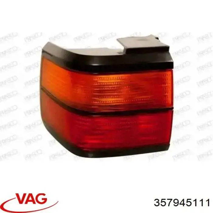 Lampa zespolona tylna lewa zewnętrzna VAG 357945111 cena, od 45,90 USD