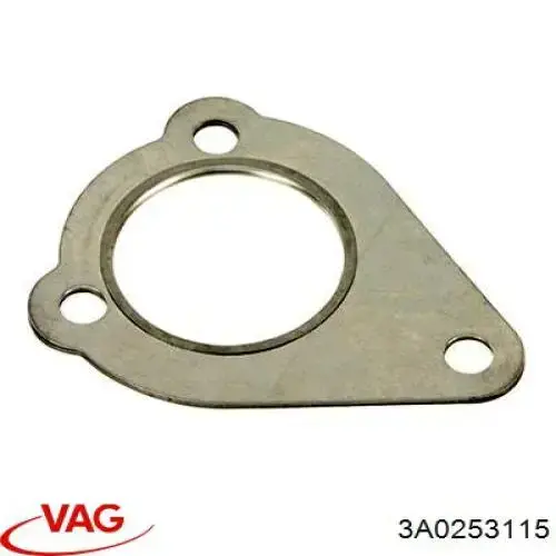 3A0253115 VAG Uszczelka rury odbiornika tłumika