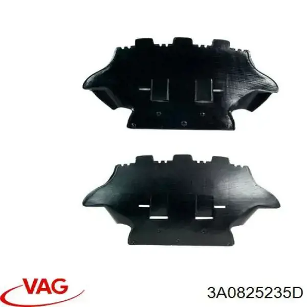 Do koszyka 3A0825235D VAG Osłona silnika, miski (przedziału silnika)