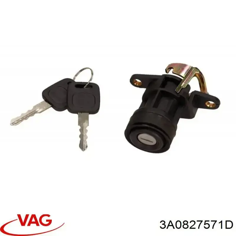 Zamek klapy bagażnika (3/5 drzwi tylnych) VAG 3A0827571D cena, od 15,21 USD