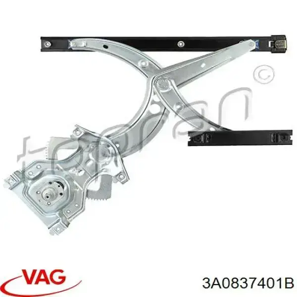 Mechanizm podnoszenia szyby drzwi przednich lewych VAG 3A0837401B cena, od 42,44 USD