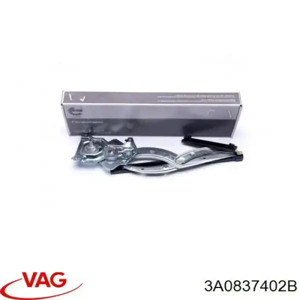 Do koszyka 3A0837402B VAG Mechanizm podnoszenia szyby drzwi przednich prawych