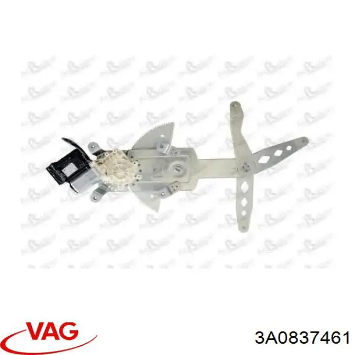 Mechanizm podnoszenia szyby drzwi przednich lewych VAG 3A0837461 cena, od 46,39 USD