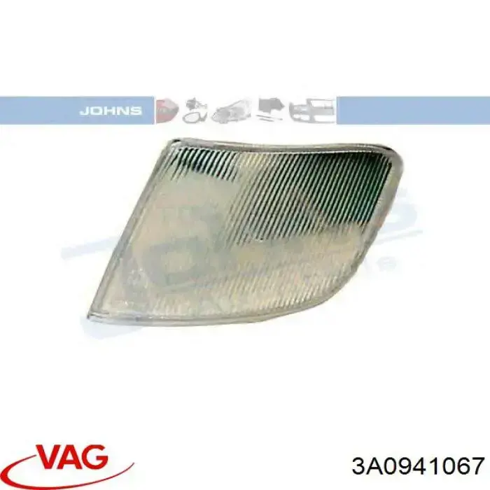 Kierunkowskaz lewy VAG 3A0941067 cena, od 8,98 USD