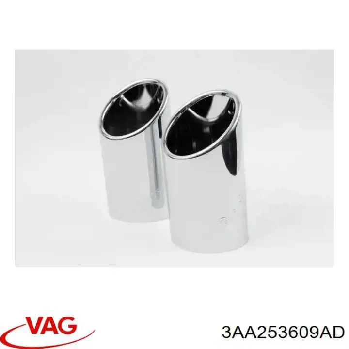 Tłumik, tylna część VAG 3AA253609AD cena, od 141,92 USD