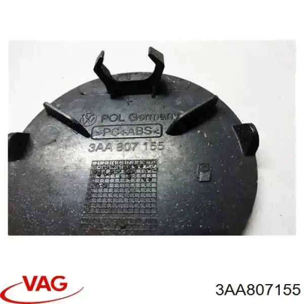 Zaślepka haku holowniczego zderzaka przednia VAG 3AA807155 cena, od 7,79 USD