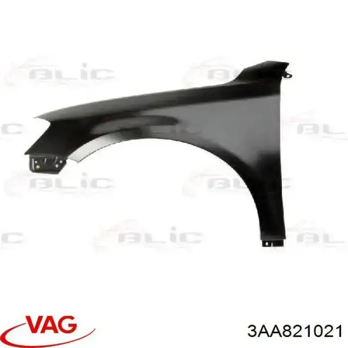Błotnik przedni lewy VAG 3AA821021 cena, od 58,14 USD