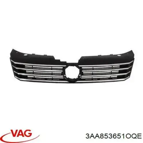 Atrapa chłodnicy VAG 3AA853651OQE cena, od 104,56 USD