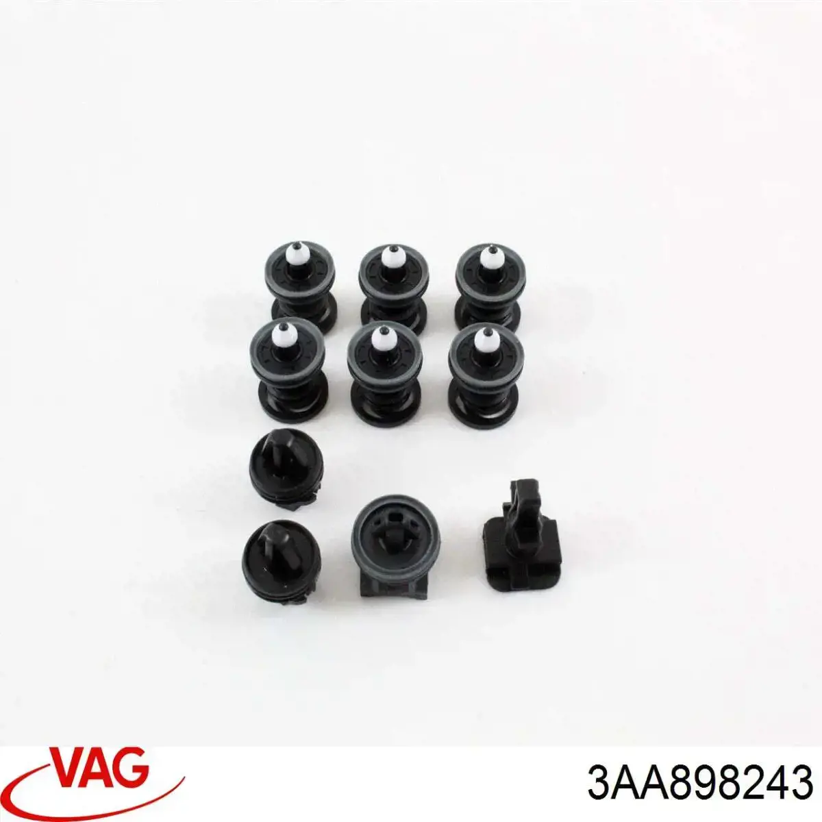 Spinka mocowania nadkola przedniego VAG 3AA898243 cena, od 5,14 USD