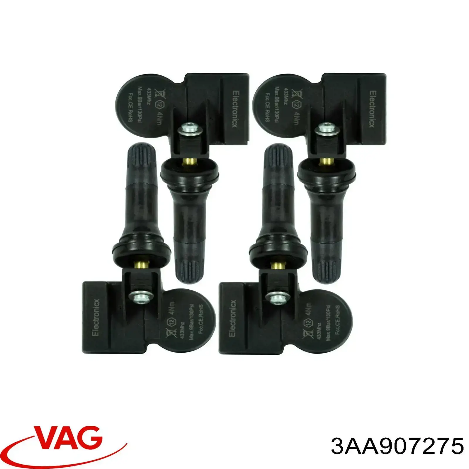Czujnik ciśnienia w oponach 3AA907275 VAG