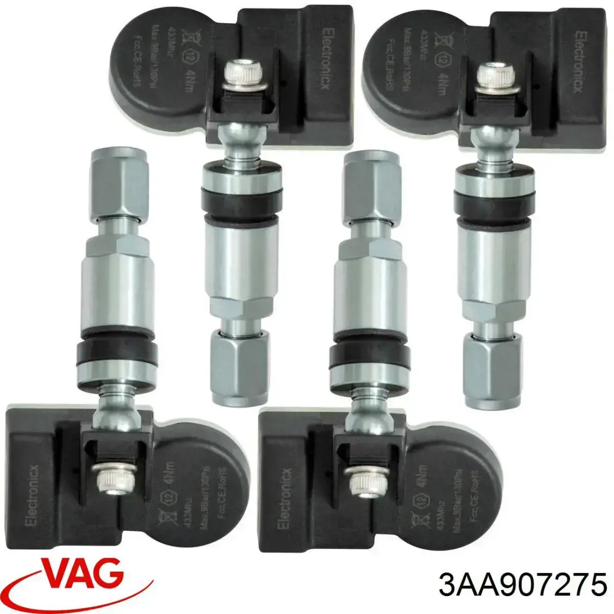 Do koszyka 3AA907275 VAG Czujnik ciśnienia w oponach