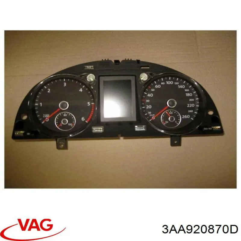 3AA920870D VAG Deska rozdzielcza