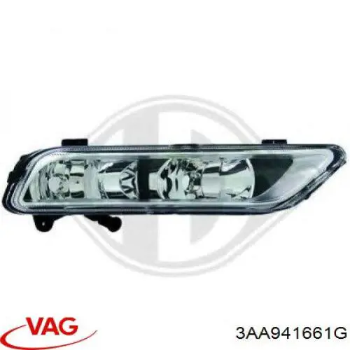 Lampa przeciwmgielna lewa VAG 3AA941661G cena, od 61,15 USD
