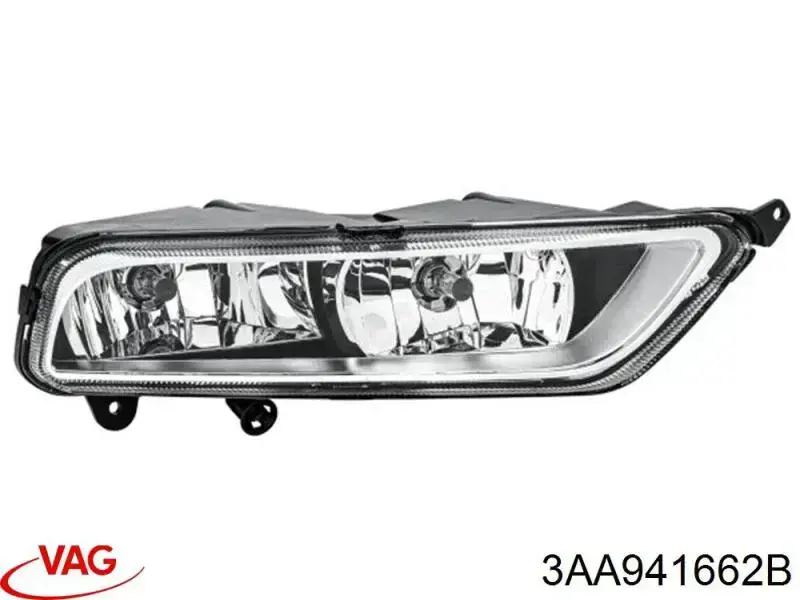 3AA941662B VAG Lampa przeciwmgielna prawa