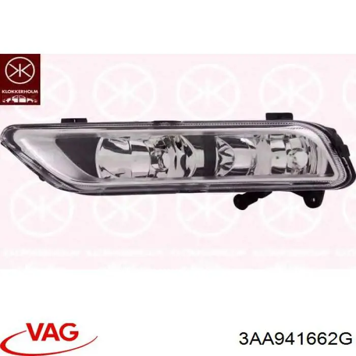 Lampa przeciwmgielna prawa VAG 3AA941662G cena, od 50,33 USD