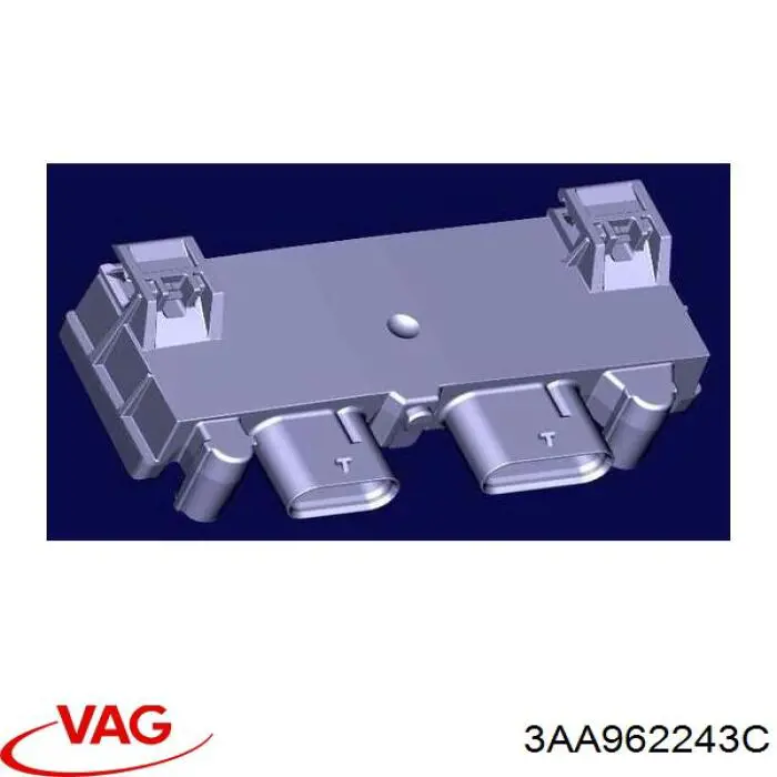 Sterownik klapy bagażnika (3/5 drzwi tylnych) VAG 3AA962243C cena, od 139,61 USD
