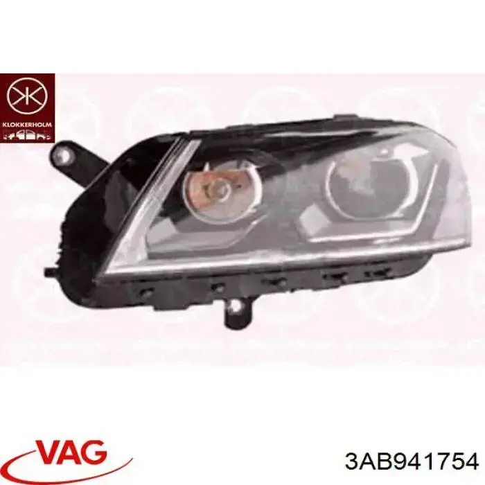 3AB941754 VAG Reflektor prawy