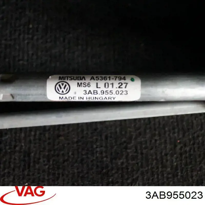 Mechanizm wycieraczek VAG 3AB955023 cena, od 57,89 USD