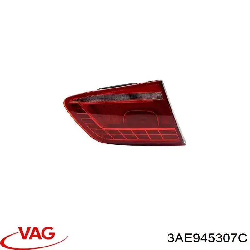 3AE945307C VAG Lampa zespolona tylna lewa wewnętrzna