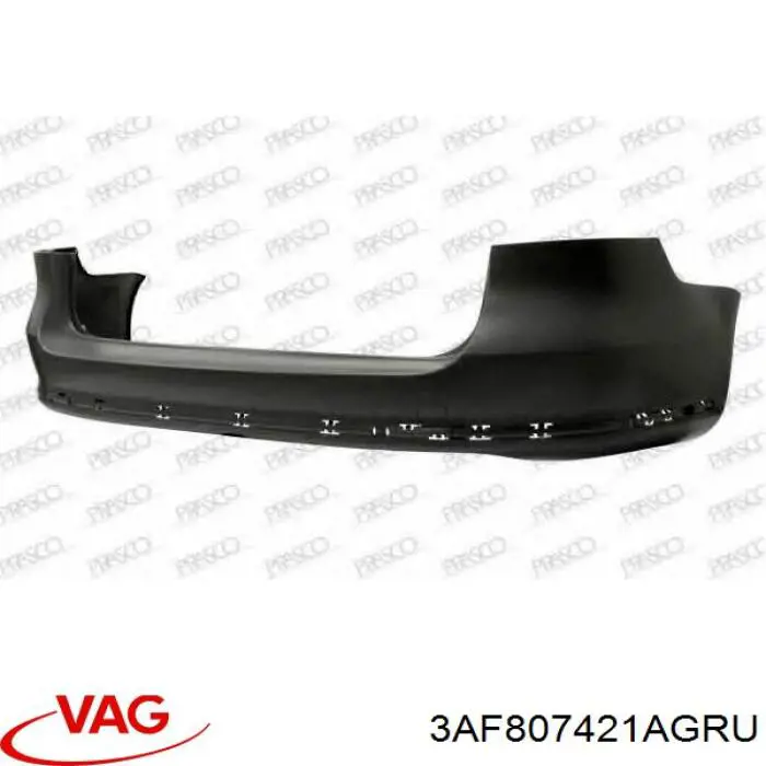 Zderzak tylny VAG 3AF807421AGRU cena, od 37,33 USD