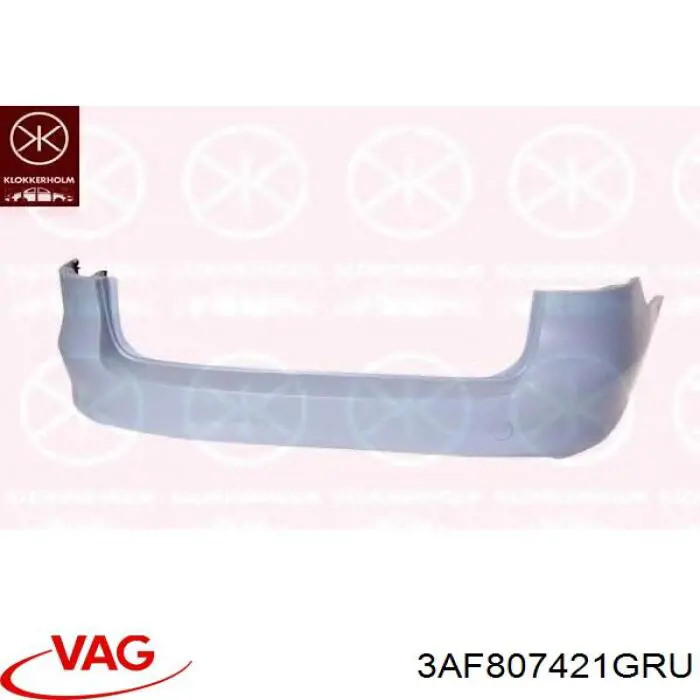 3AF807421GRU VAG Zderzak tylny