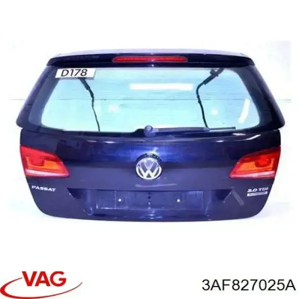 Drzwi tylne (bagażnika 3/5) Volkswagen Passat B7 kombi (365) (2010 - 2015) cena, od 707,16 USD