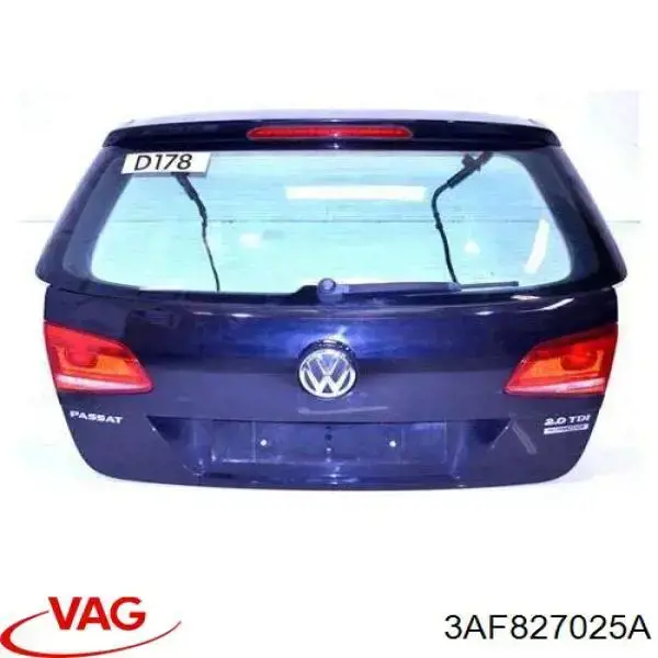 Do koszyka Drzwi tylne (bagażnika 3/5) Volkswagen Passat B7 365