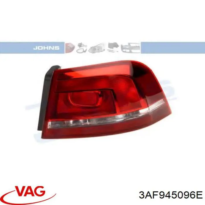 3AF945096E VAG Lampa zespolona tylna prawa zewnętrzna
