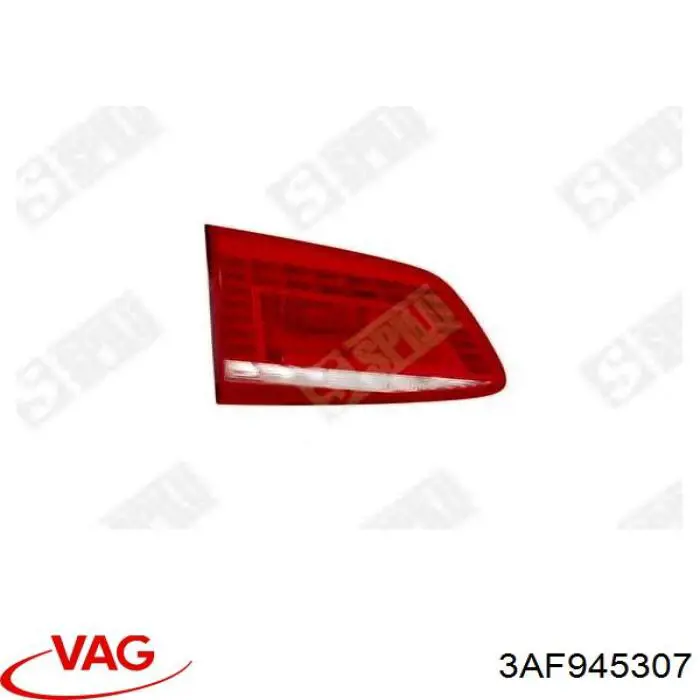 Lampa zespolona tylna lewa wewnętrzna VAG 3AF945307 cena, od 137,91 USD