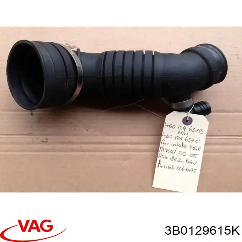 Króciec powietrza, przepływomierz VAG 3B0129615K cena, od 40,81 USD
