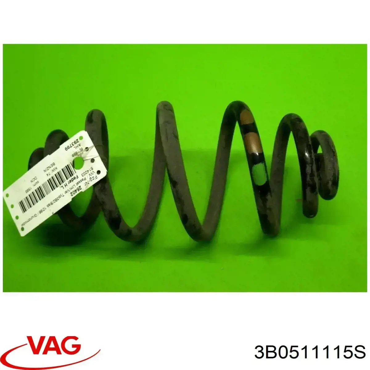 Sprężyna tylna VAG 3B0511115S