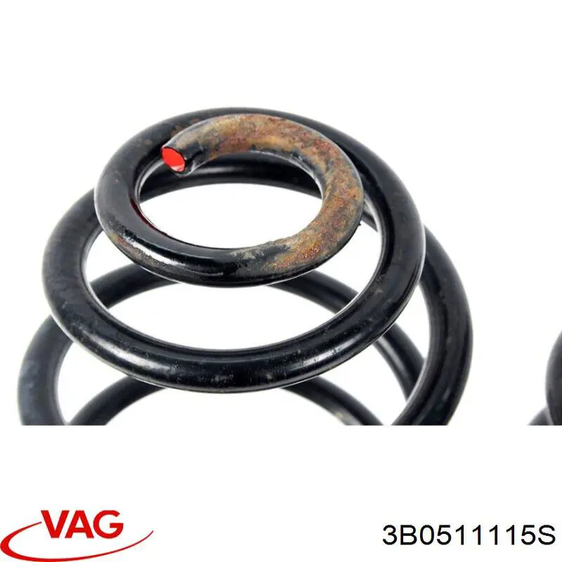 Sprężyna tylna 3B0511115S VAG