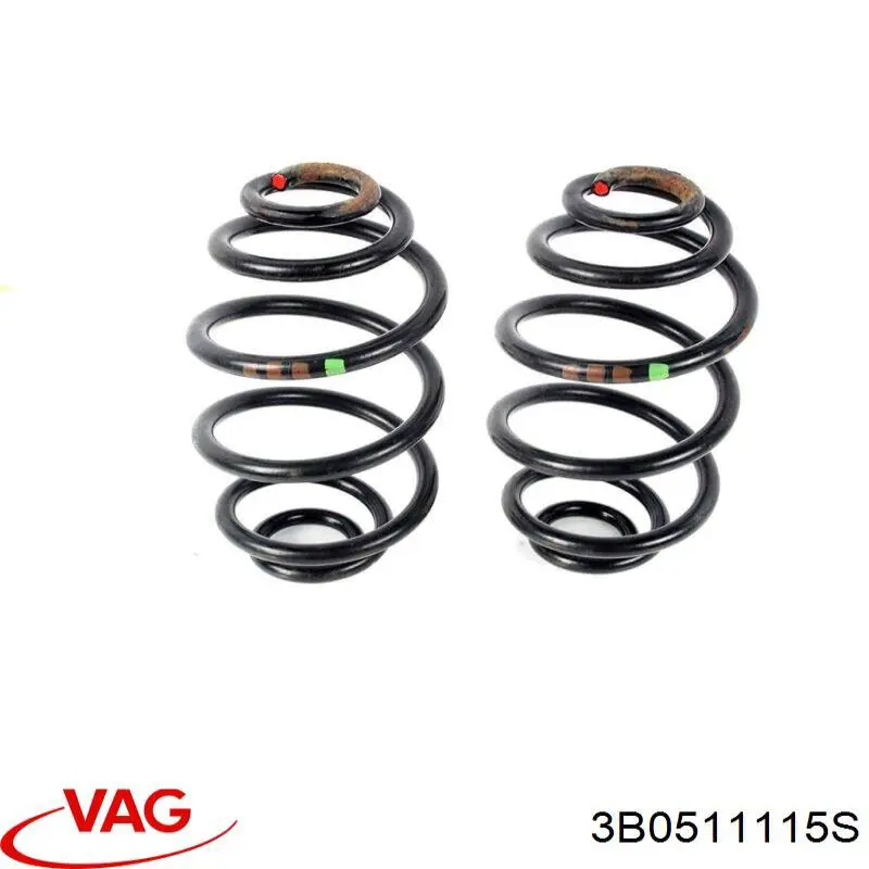 Sprężyna tylna 3B0511115S VAG