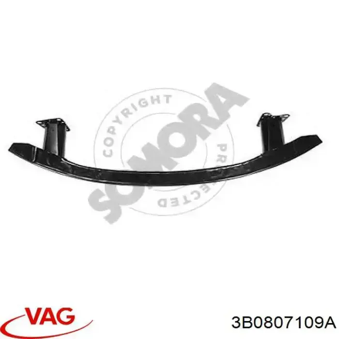 3B0807109A VAG Wzmocnienie zderzaka przedniego