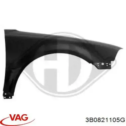 3B0821105G VAG Błotnik przedni lewy