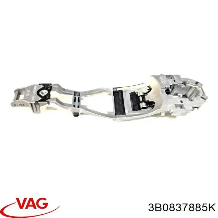 Pałąk zewnętrznej klamki drzwi przednich lewej VAG 3B0837885G cena, od 40,86 USD