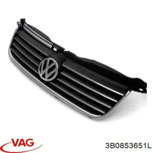 Do koszyka 3B0853651L VAG Atrapa chłodnicy