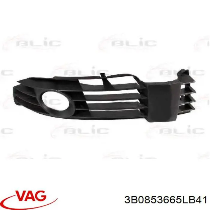 Zaślepka (kratki) lamp przeciwmgielnych zderzaka przedniego lewa VAG 3B0853665LB41 cena, od 16,01 USD