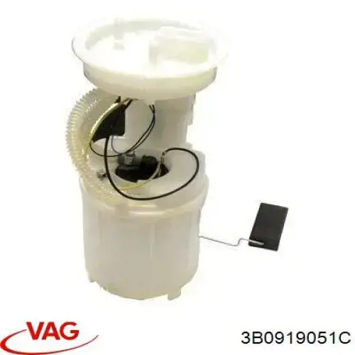 Moduł pompy paliwowej z czujnikiem poziomu paliwa 3B0919051C VAG