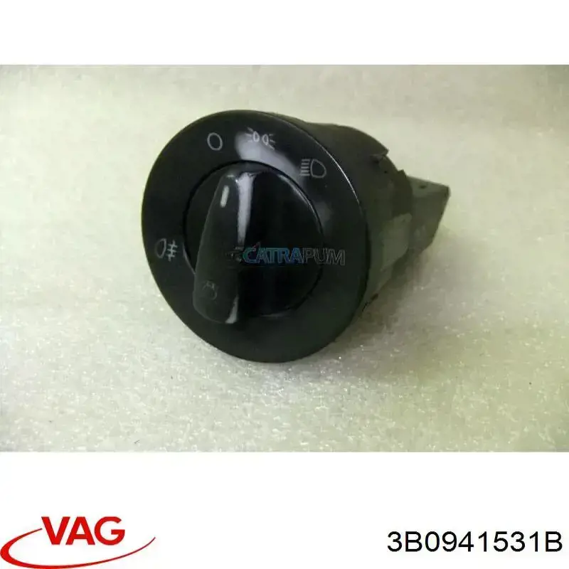 Przełącznik światła reflektorów na "torpedo" VAG 3B0941531B cena, od 33,81 USD
