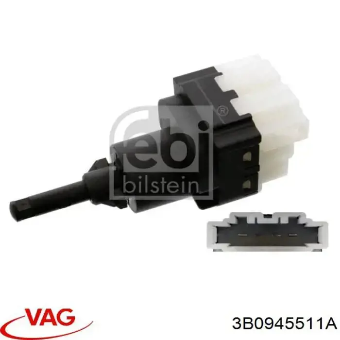 Do koszyka 3B0945511A VAG Czujnik włącznika świała stop
