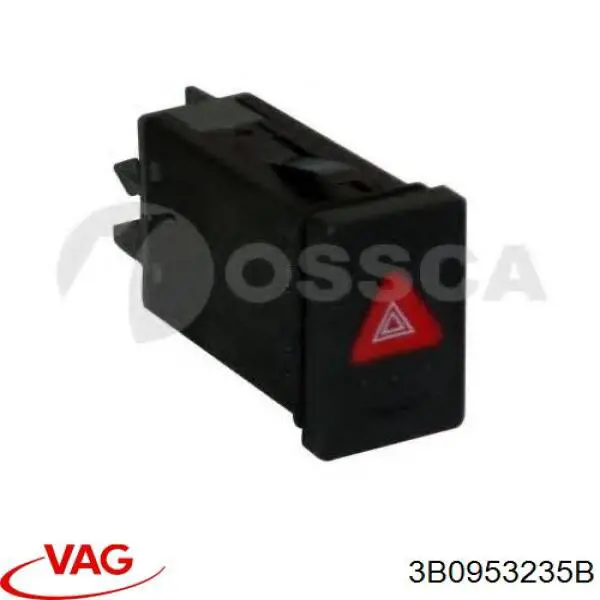 3B0953235B VAG Przycisk włączania światła awaryjnego