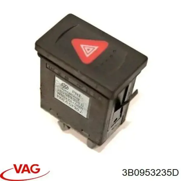 Przycisk włączania światła awaryjnego VAG 3B0953235D cena, od 32,14 USD