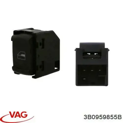 Do koszyka 3B0959855B VAG Włącznik przyciskowy podnośnika szyby tylny