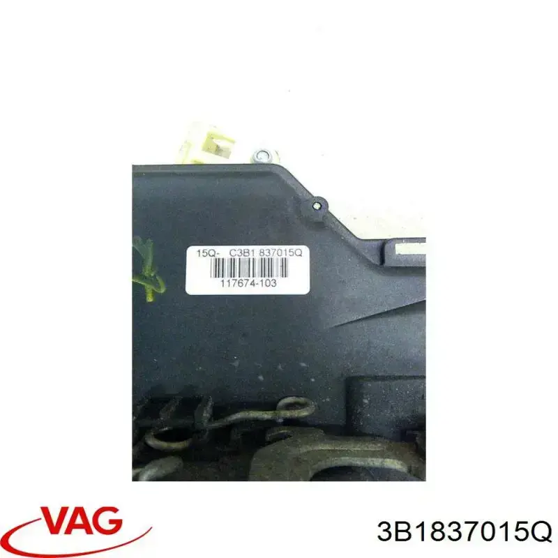 Zamek drzwi przednich lewych VAG 3B1837015Q cena, od 49,30 USD