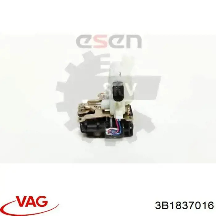 Do koszyka 3B1837016 VAG Zamek drzwi przednich prawych