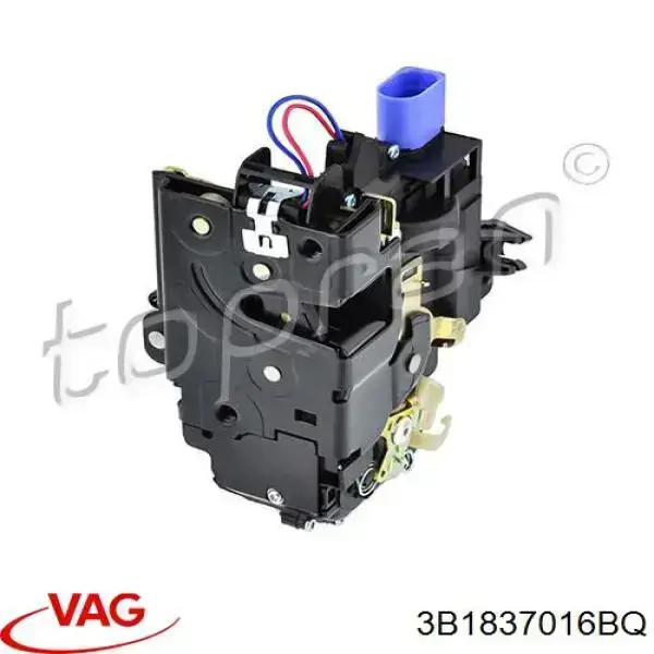 Do koszyka 3B1837016BQ VAG Zamek drzwi przednich prawych