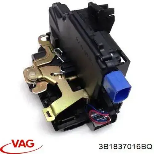 3B1837016BQ VAG Zamek drzwi przednich prawych