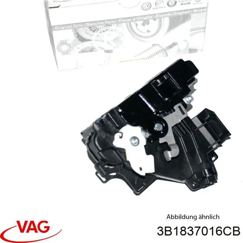 Do koszyka 3B1837016CB VAG Zamek drzwi przednich prawych